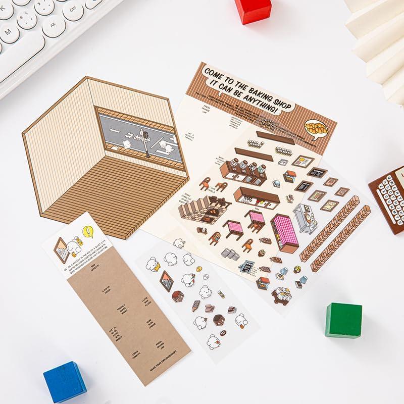 7 Juegos de Pegatinas 3D UoYYelly para Alivio del Estrés