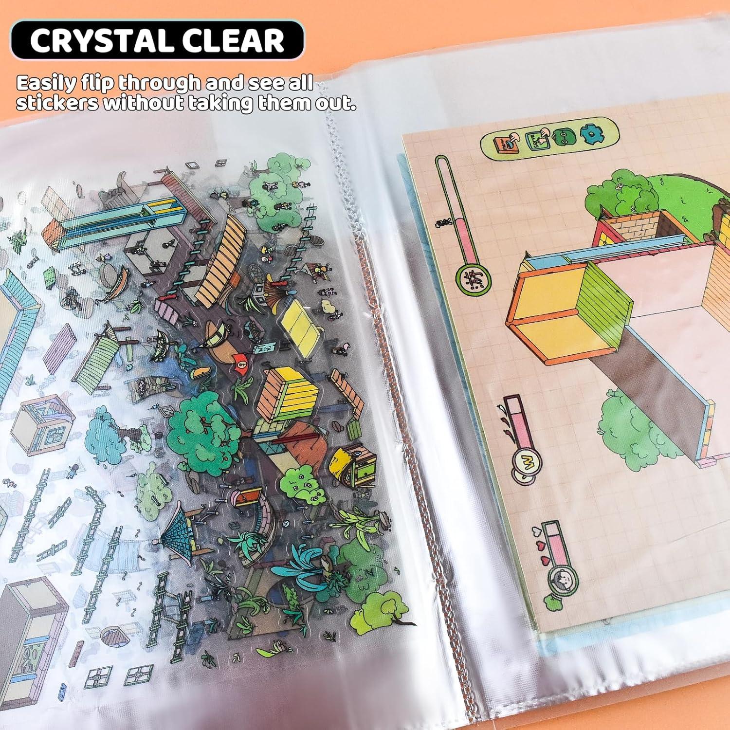 Álbum de Almacenamiento de Pegatinas A4 BROVITI 20 Páginas