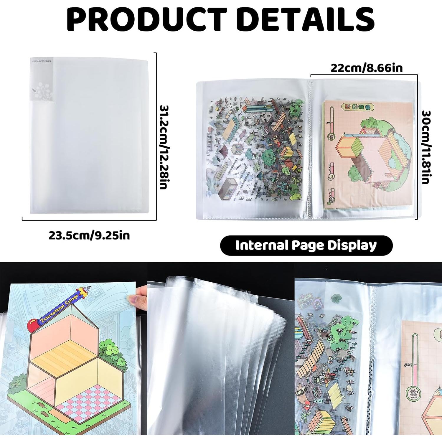 Álbum de Almacenamiento de Pegatinas A4 BROVITI 20 Páginas