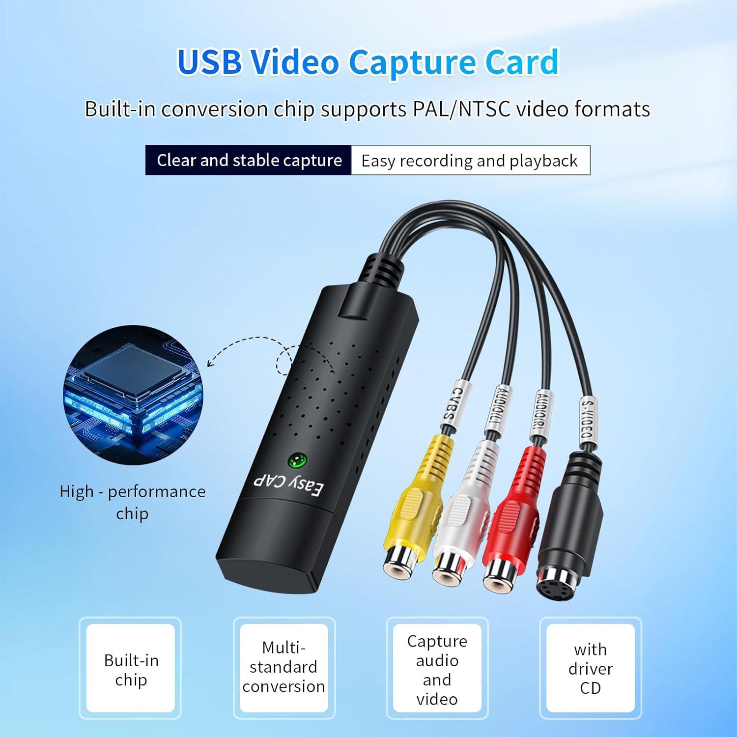 Tarjeta de Captura de Video USB 2.0 LBSC - RCA a Digital 720p