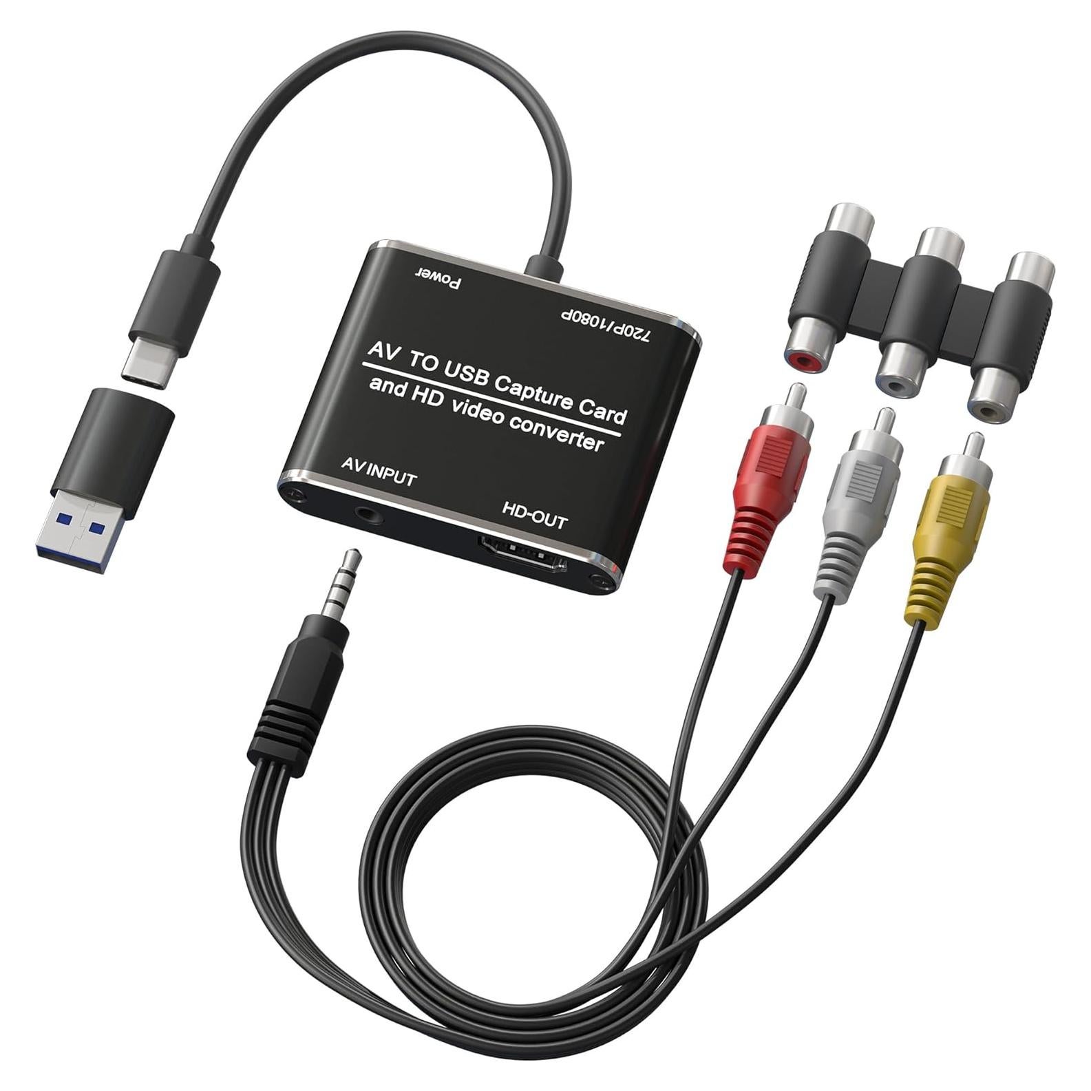 Convertidor RCA a HDMI Rytaki Pro - Digitaliza VHS a 1080p