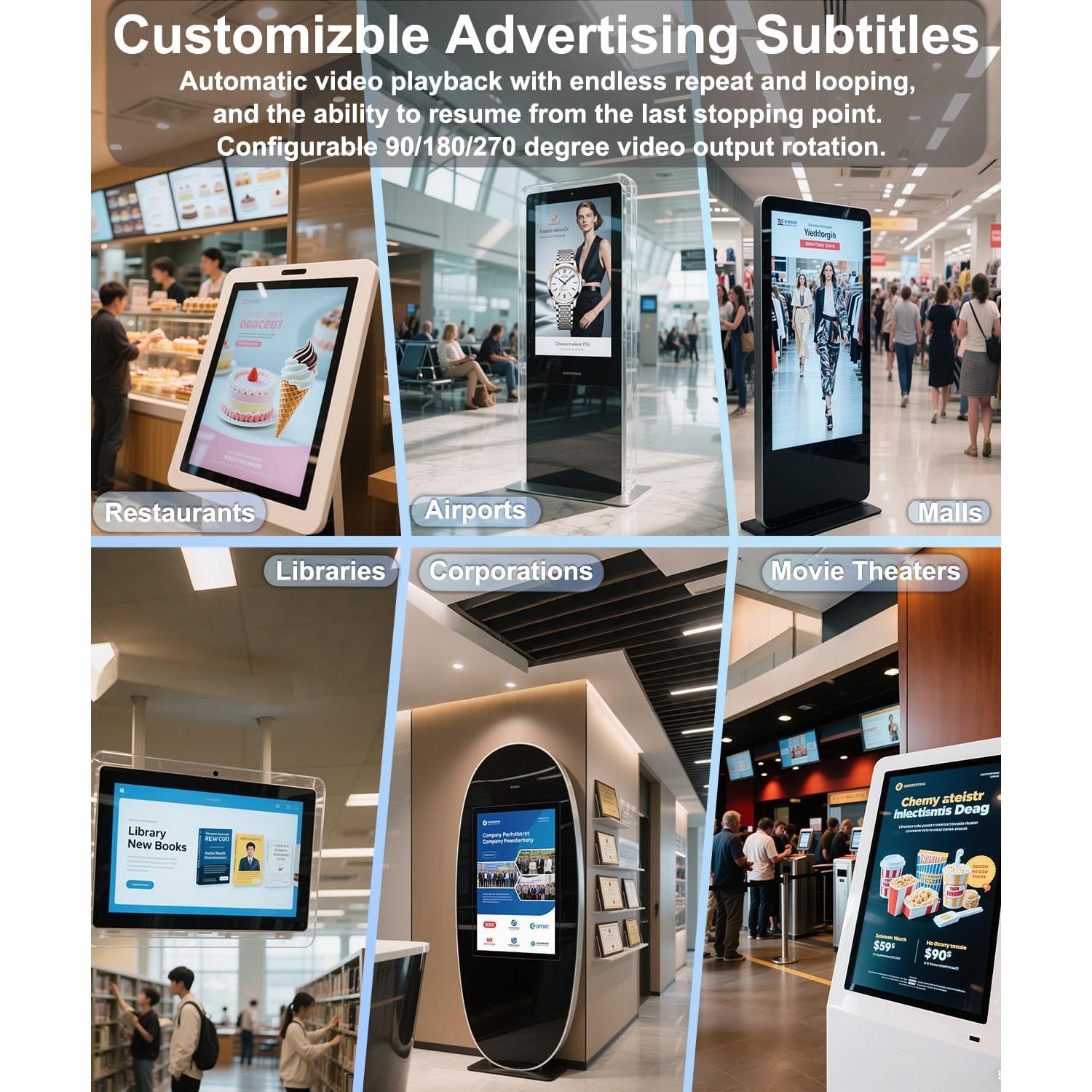 Reproductor de medios 4K Ultra HD JLZNLC A5 - HDMI, USB, SD