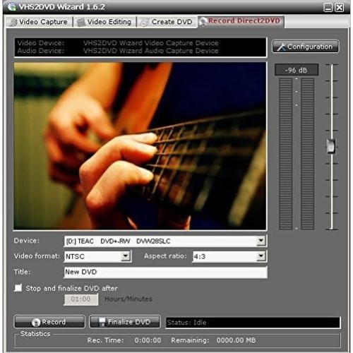 Conversor VHS a DVD ClearClick con Capturador USB y Soporte