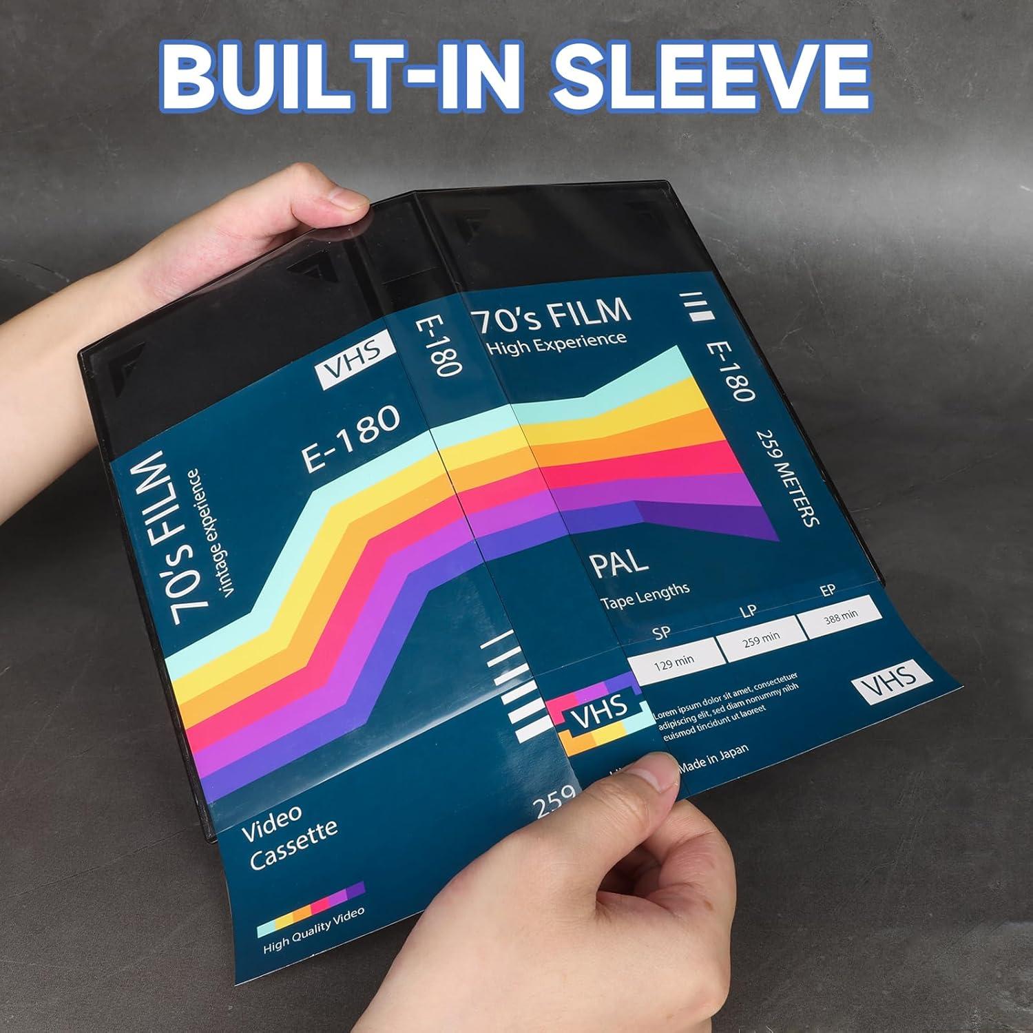 Caja Protectora de Cintas VHS BOATISLE 15 Unidades Negra