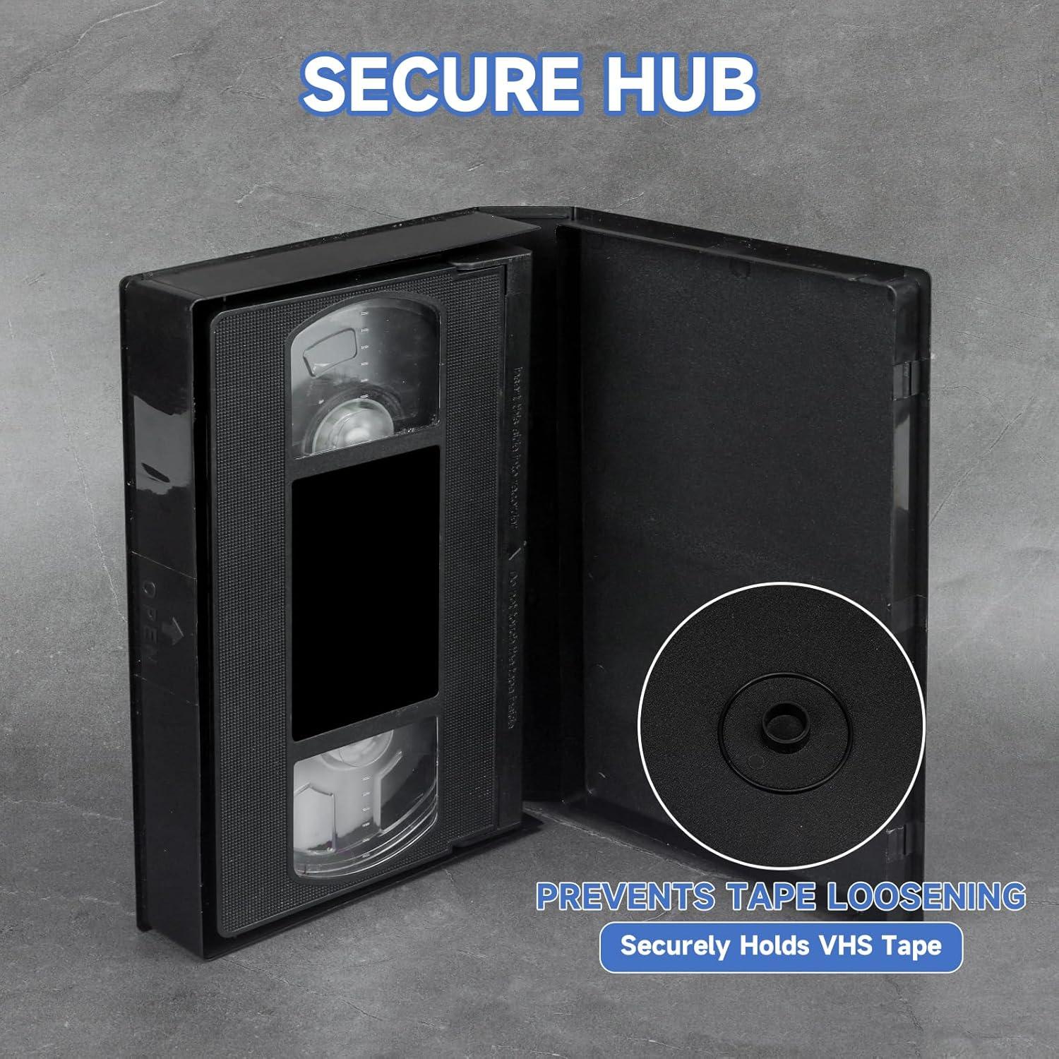Caja Protectora de Cintas VHS BOATISLE 15 Unidades Negra
