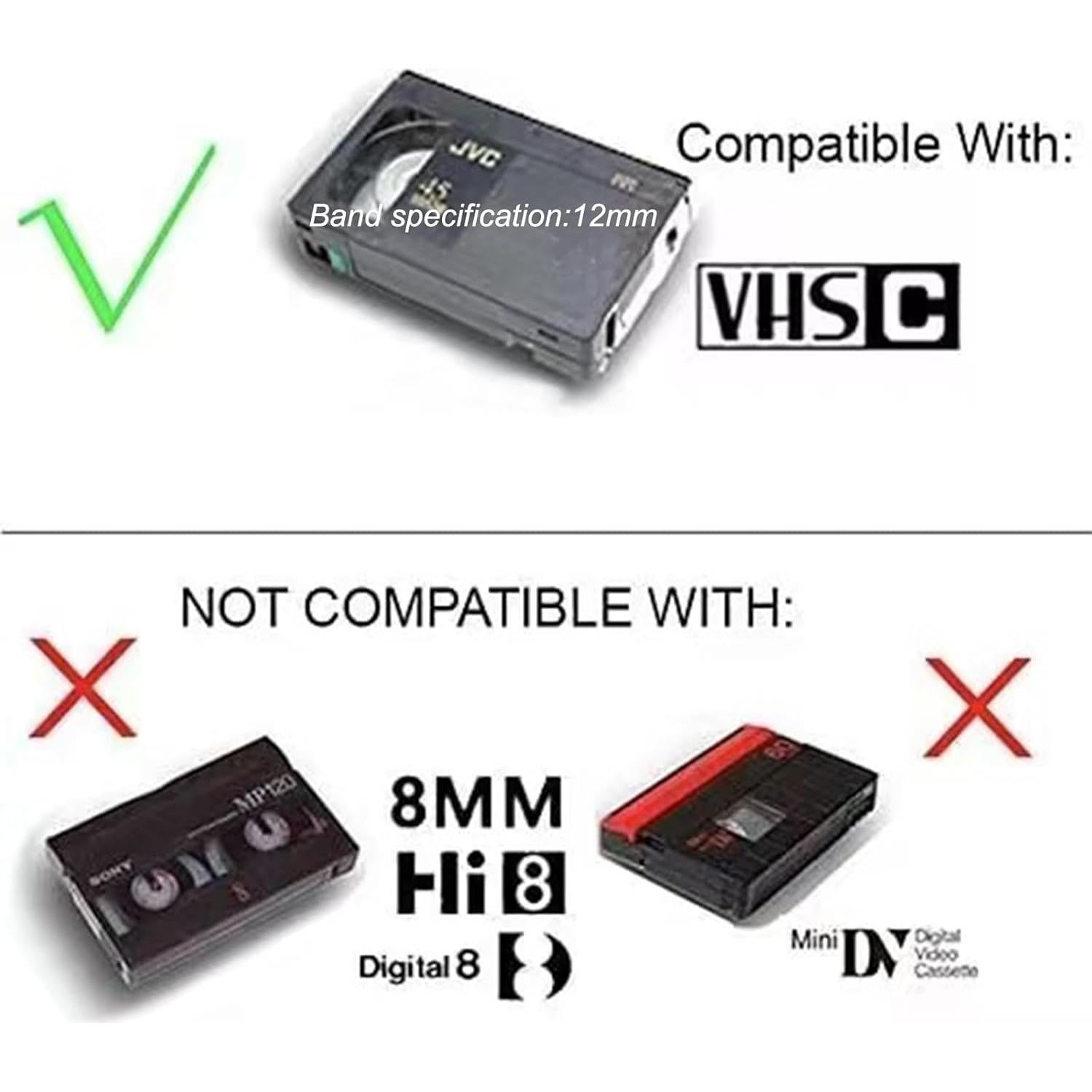Adaptador de Casete VHS-C Genérico Motorizado para VCR