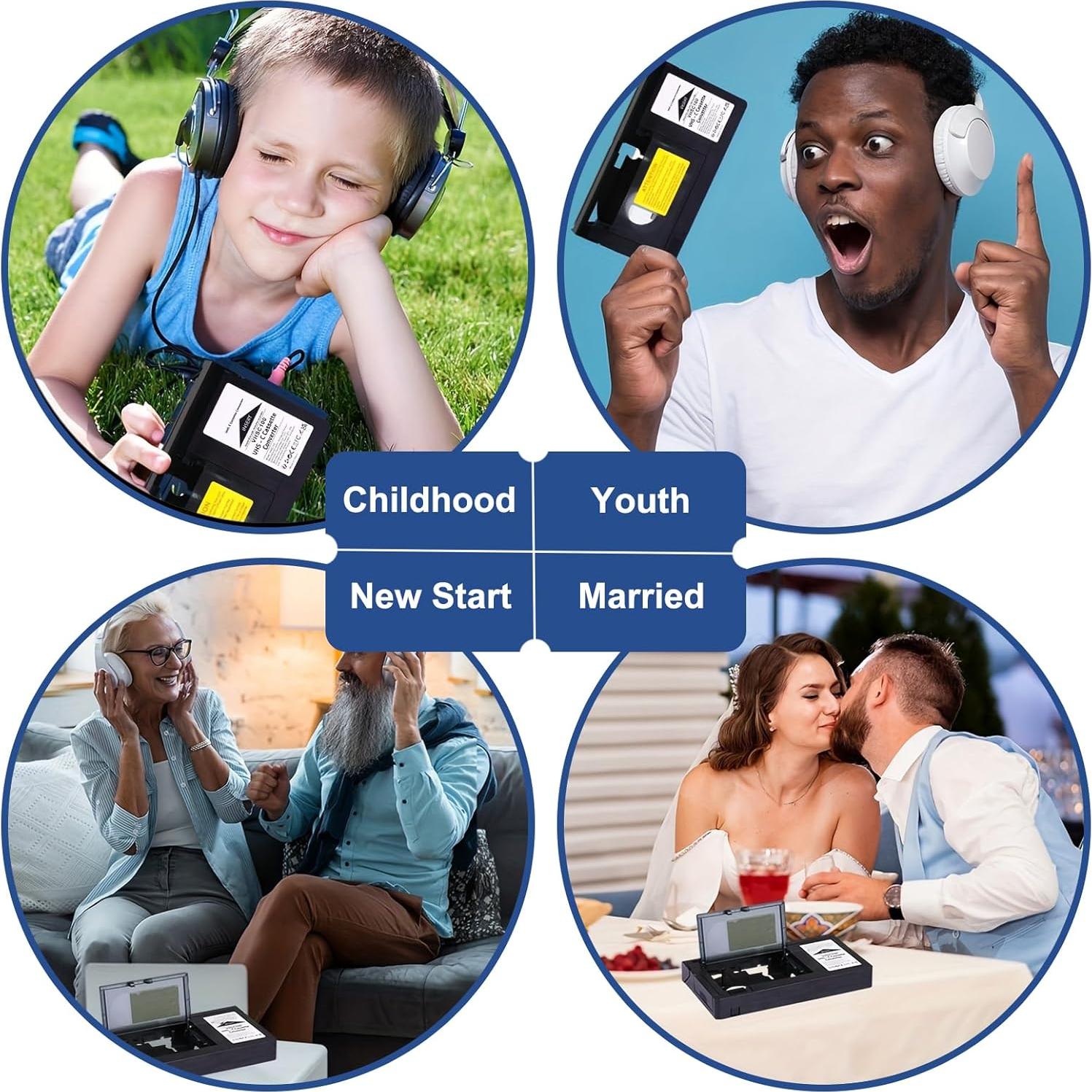 Adaptador de Casete VHS-C Genérico Motorizado para VCR