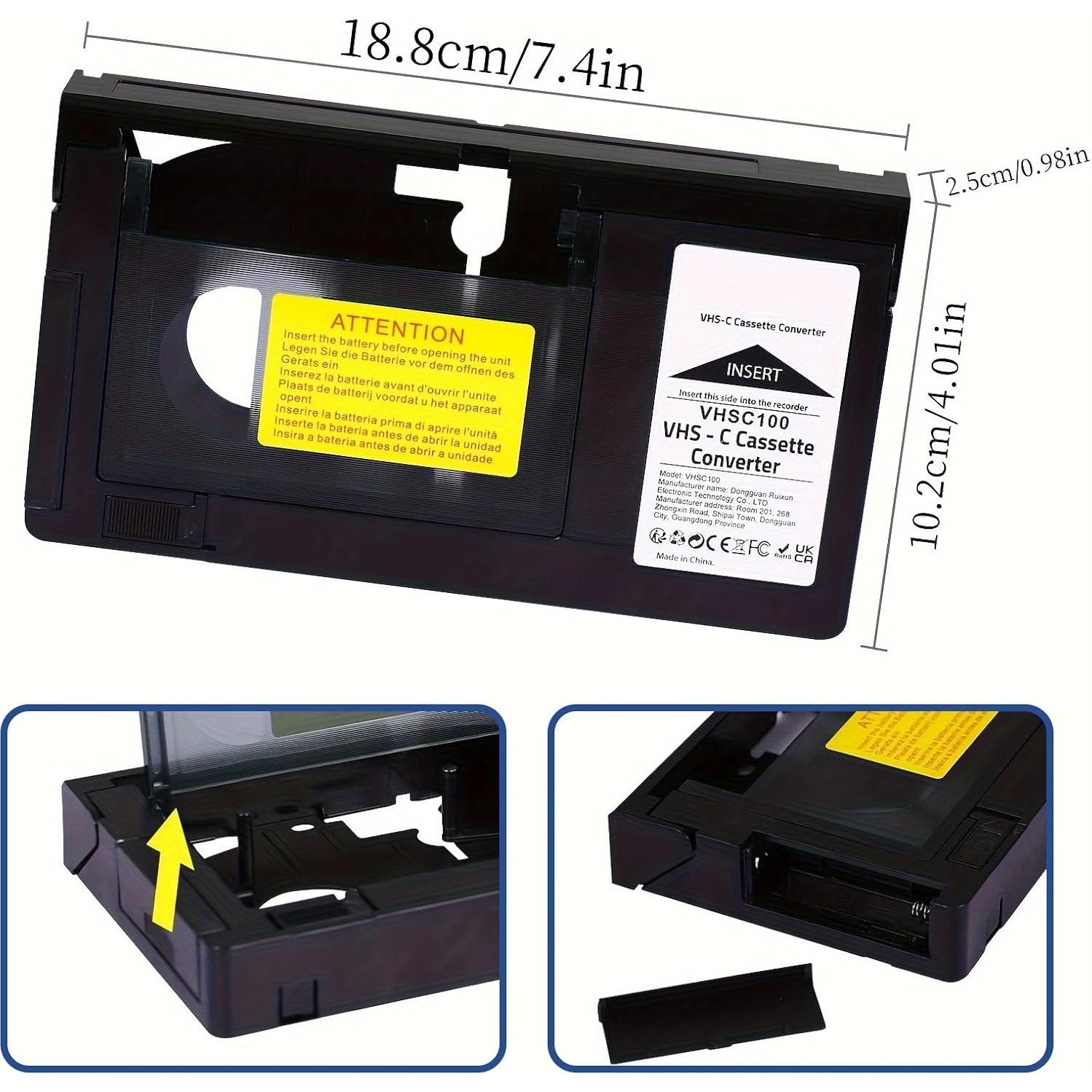 Adaptador de Casete VHS-C Genérico Motorizado para VCR
