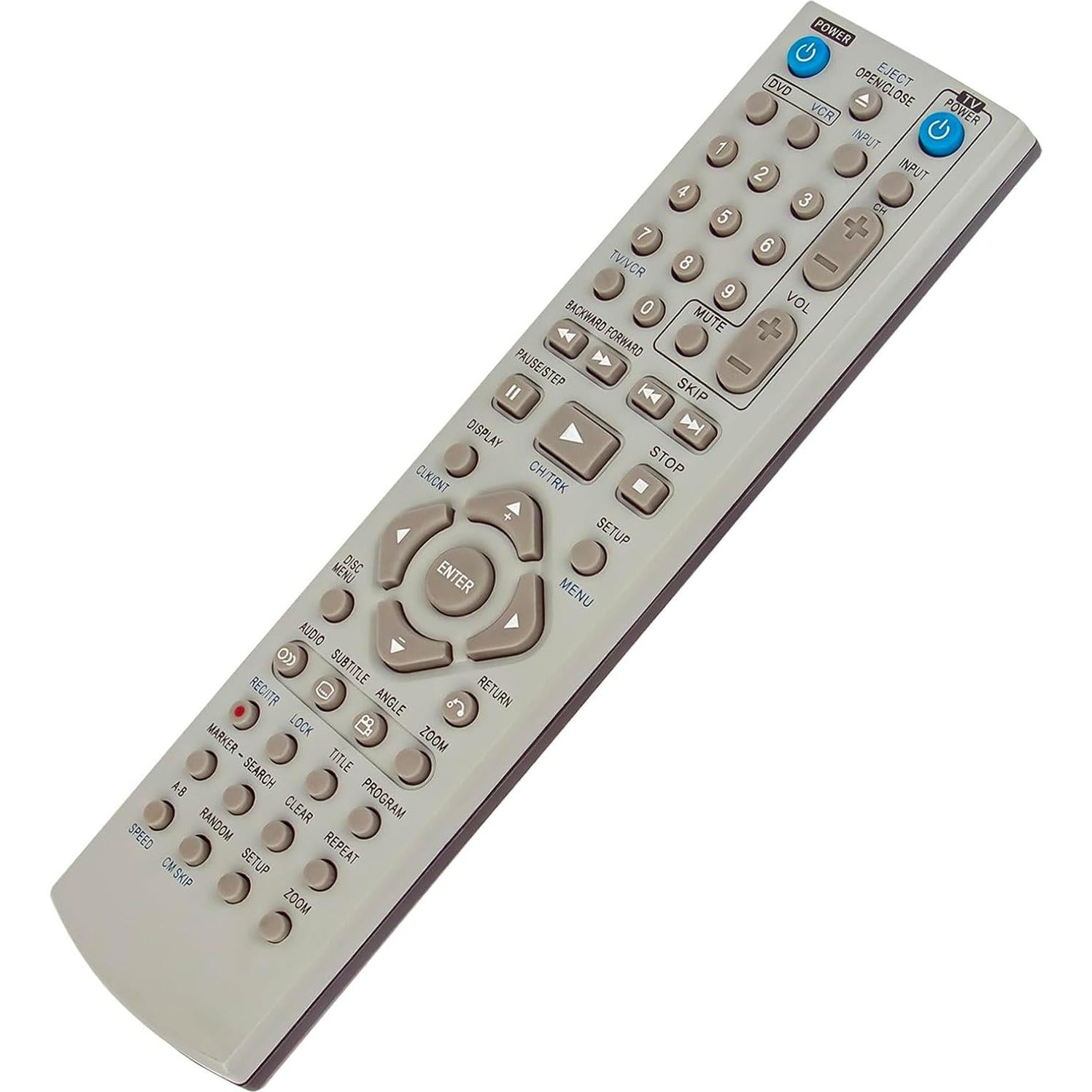 Control Remoto Reemplazo Zenith 6711R1P072D para DVD/VHS