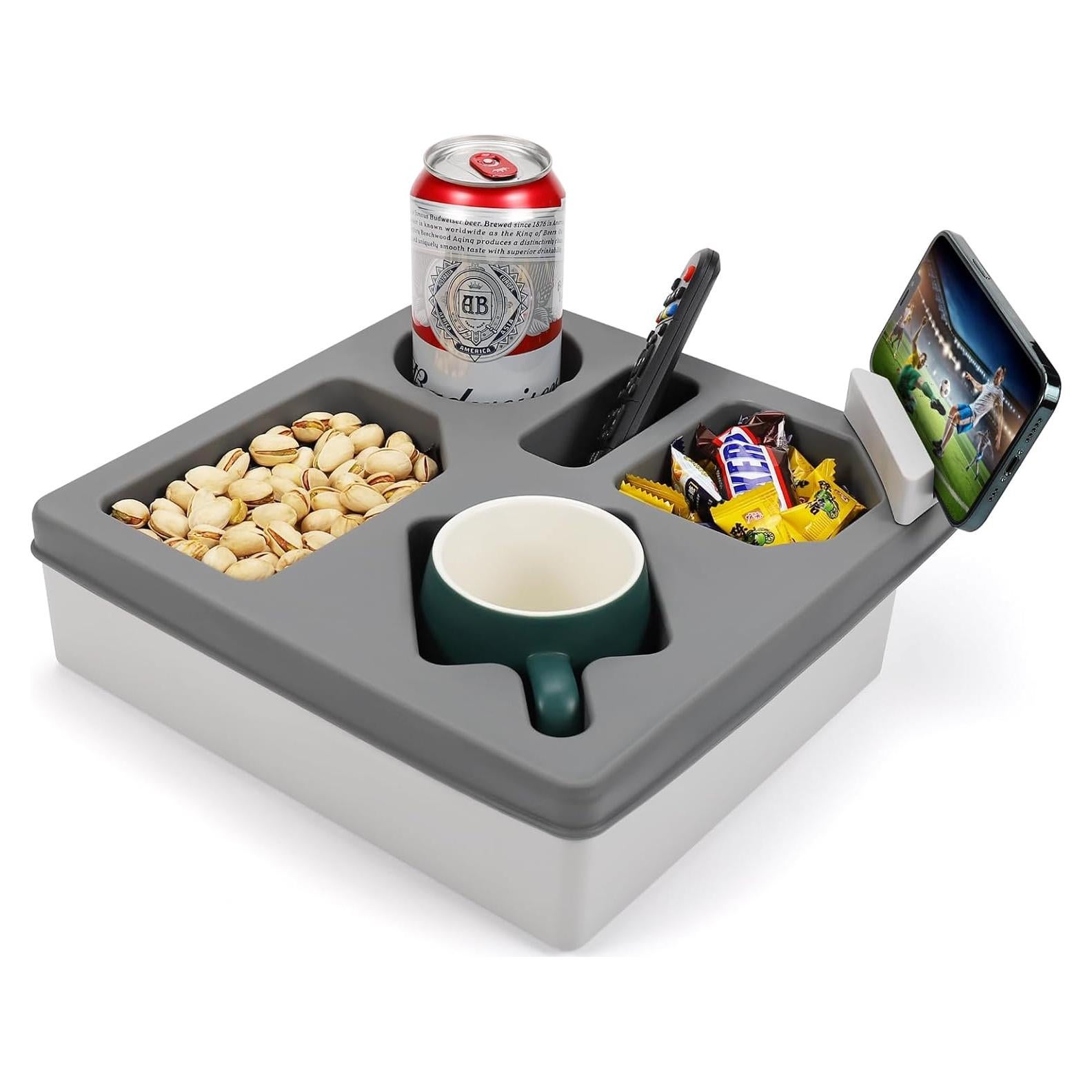 Bandeja Soporte Taza MEETI YKSNH Gris Impermeable