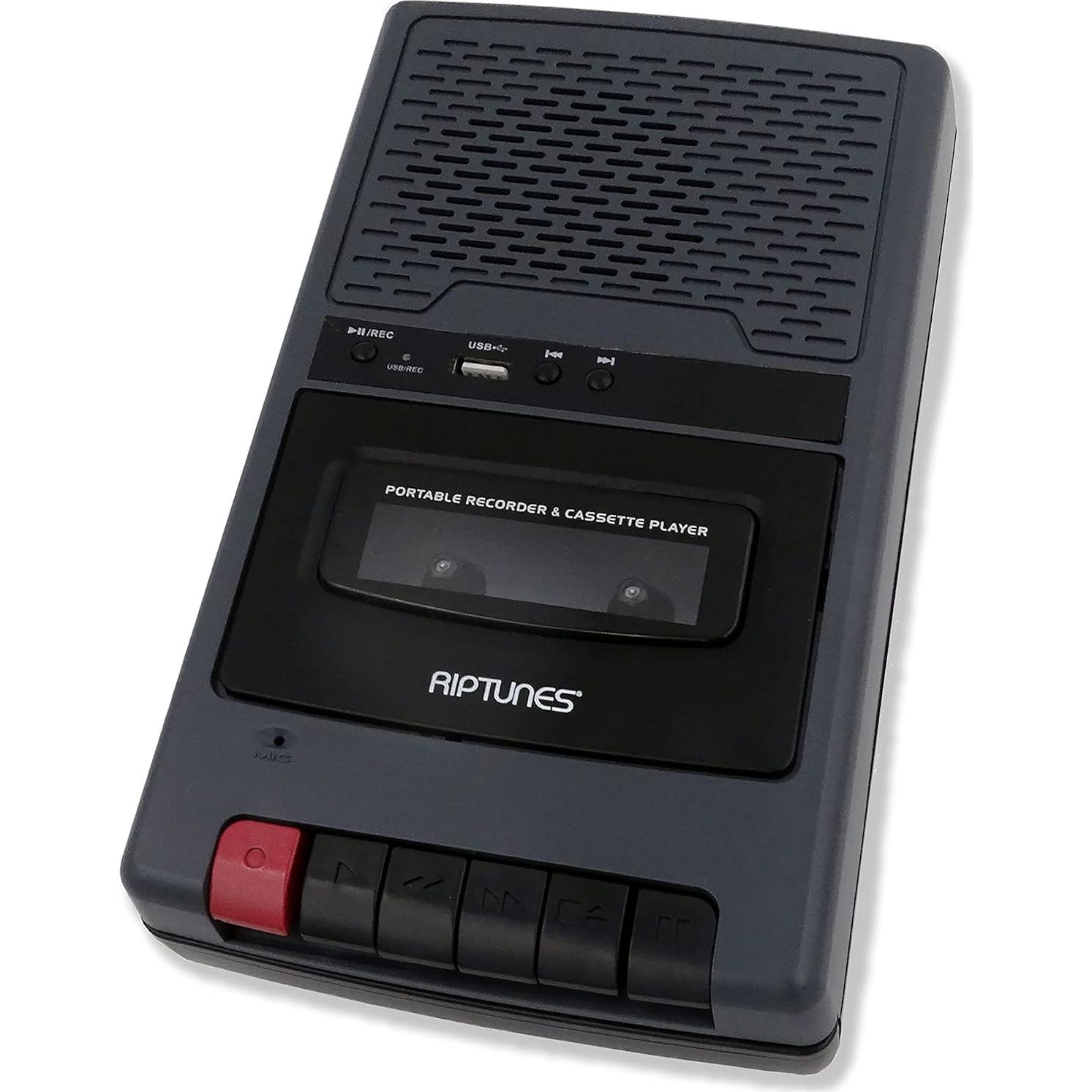 Grabadora de Cinta Riptunes RCS-220GY, Convertidor a MP3