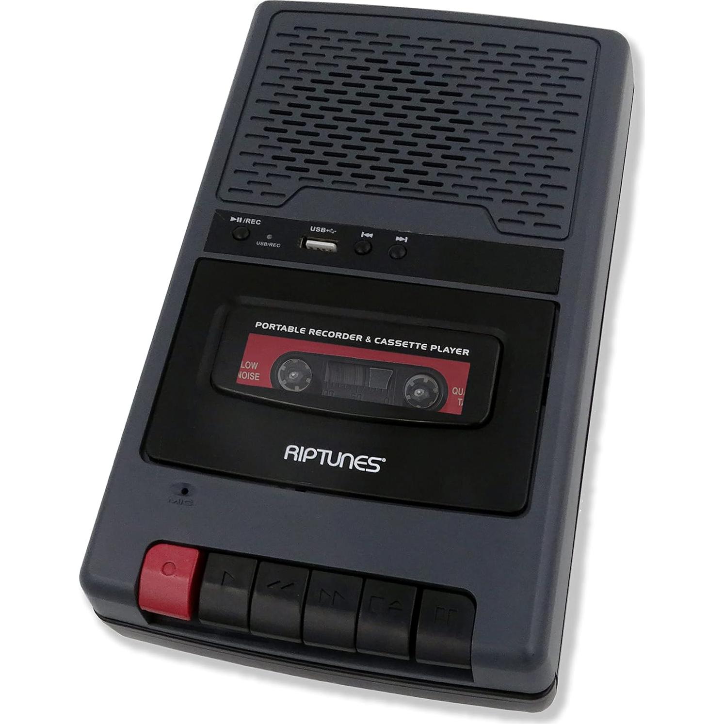 Grabadora de Cinta Riptunes RCS-220GY, Convertidor a MP3
