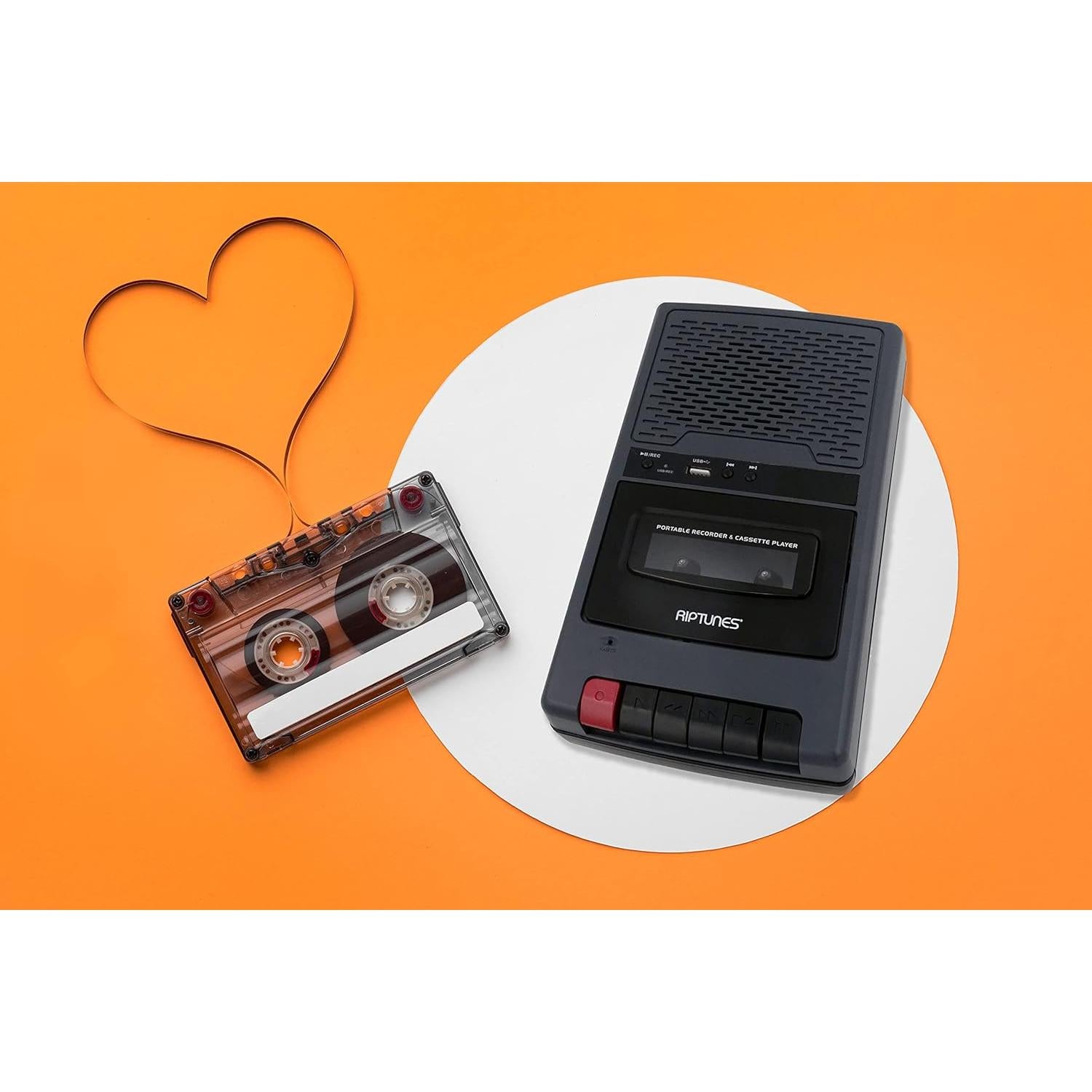 Grabadora de Cinta Riptunes RCS-220GY, Convertidor a MP3