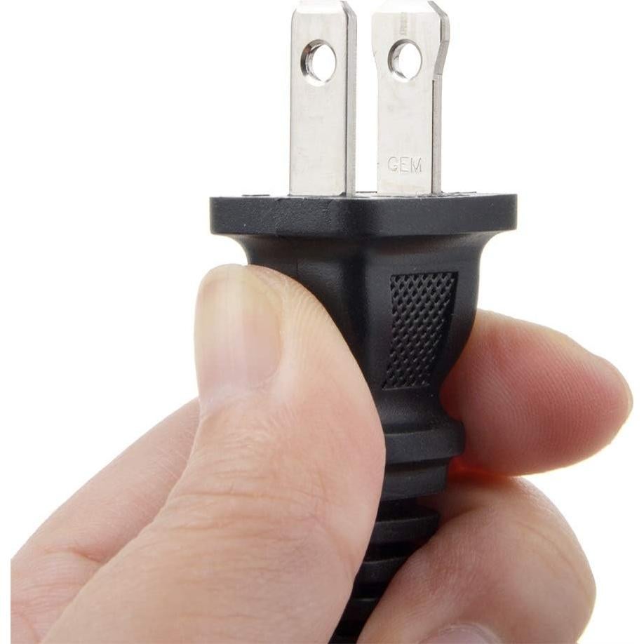 Cable de Enchufe CA 2 Clavijas SKKSource para RCA DRC 8312NC 100-240V