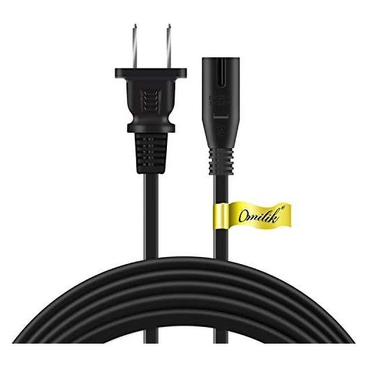 Cable de Alimentación AC 1.8m Omilik para Reproductores y Laptops