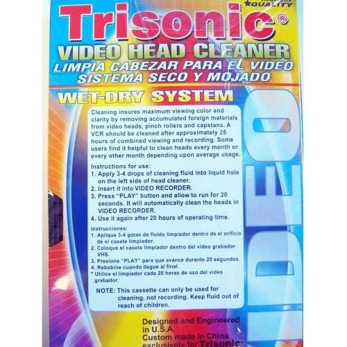 2 Cintas de Limpieza de Cabeza VCR ATB Húmedo/Seco 286g