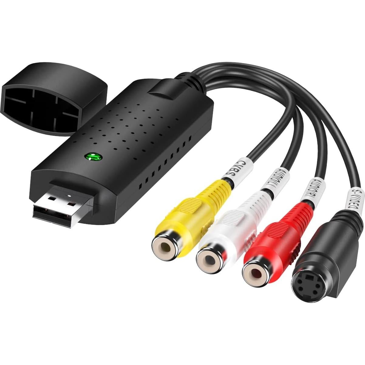 Tarjeta de Captura de Video USB Boboyes VAC-007 RCA a Digital