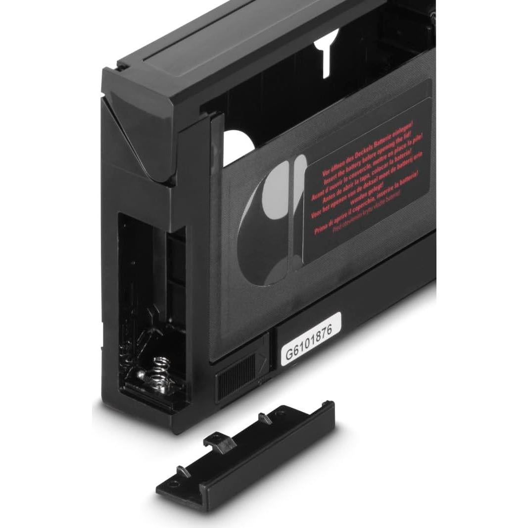 Adaptador de casete Hama VHS-C a VHS motorizado 6 mm Negro