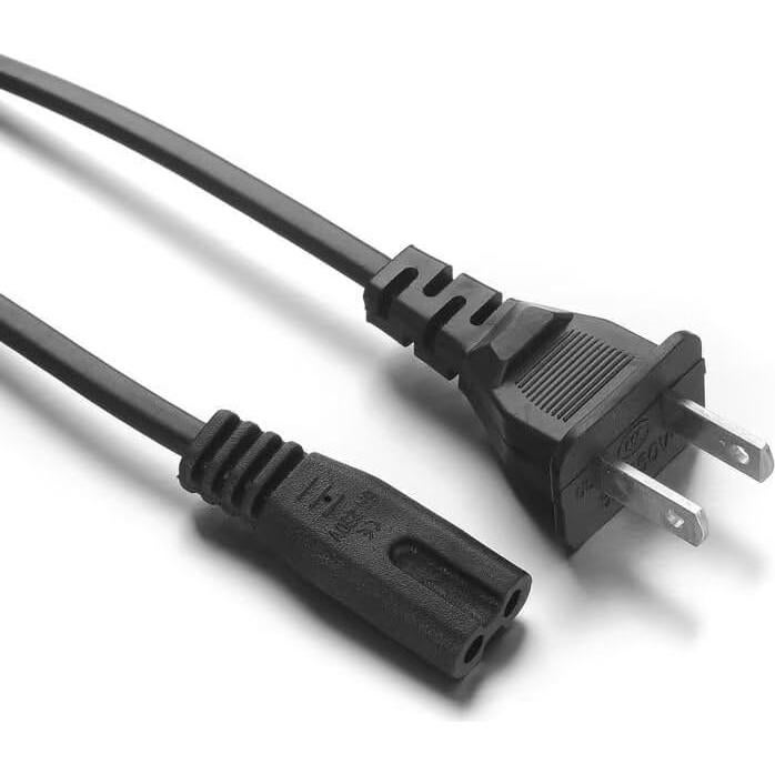 5ft AC Power Cord Cable Compatible with JVC DR-MV150B VHS VCR DVD Player Combo 2-Prong Wire