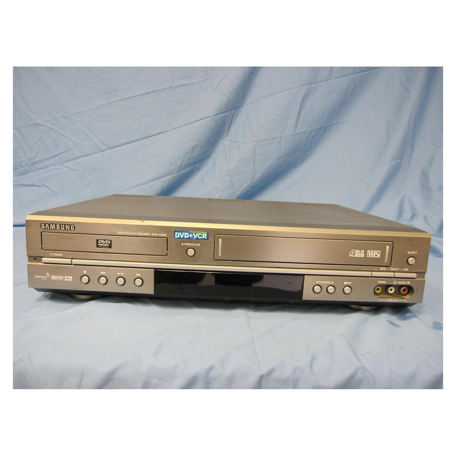 Combo DVD-VCR Samsung DVD-V1000 4 Cabezas S-VHS MP3