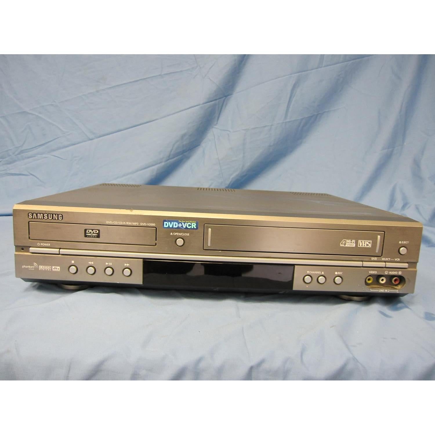 Combo DVD-VCR Samsung DVD-V1000 4 Cabezas S-VHS MP3