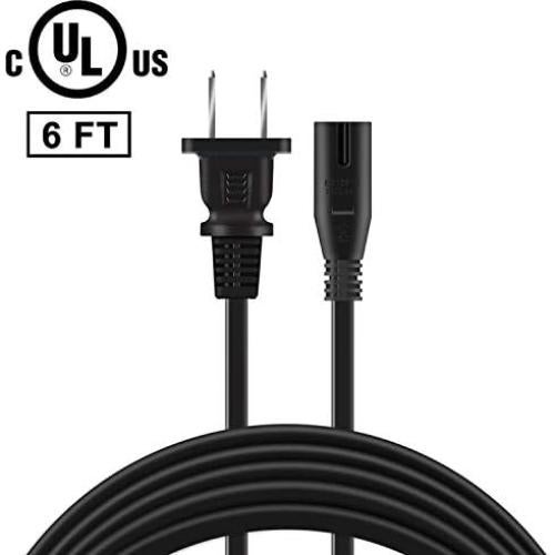 Cable de Alimentación AC 1.8m UL Accessory USA para DVD VHS Panasonic