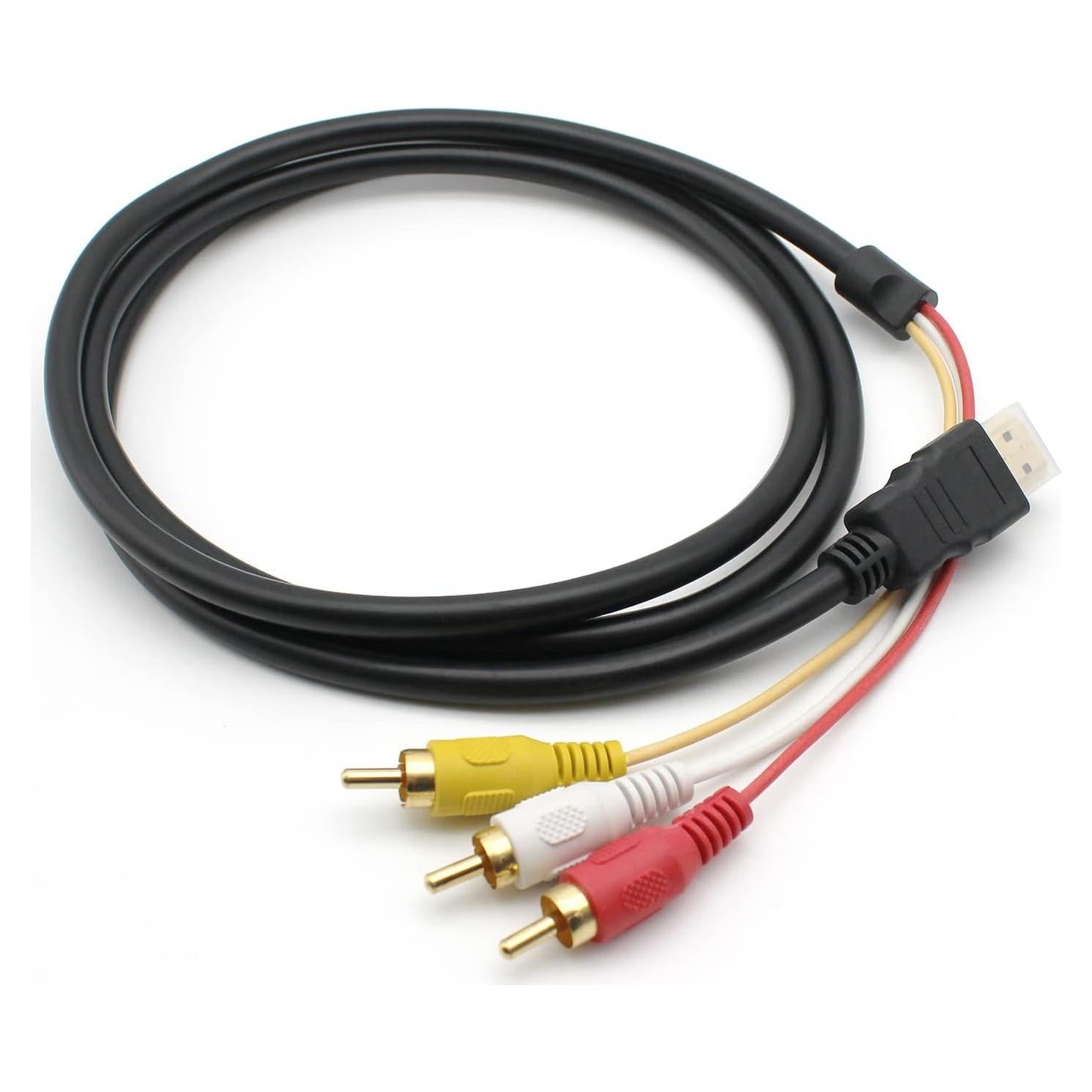 Cable HDMI a RCA 1.5m Aussen Macho a 3 RCA Video Audio