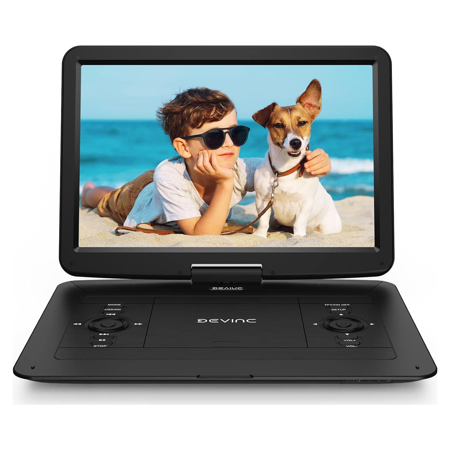 Reproductor de DVD Portátil DEVINC ZC-07 15.6" HD Batería 6h