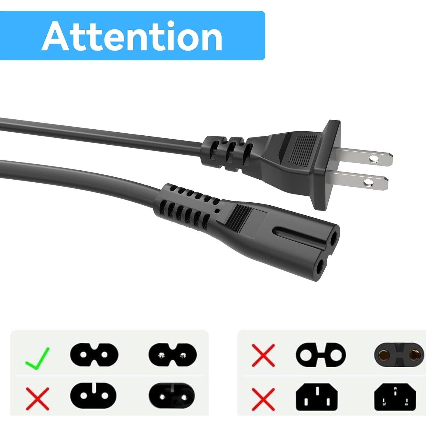 Cable de corriente CA para reproductor Panasonic DMR-EH69