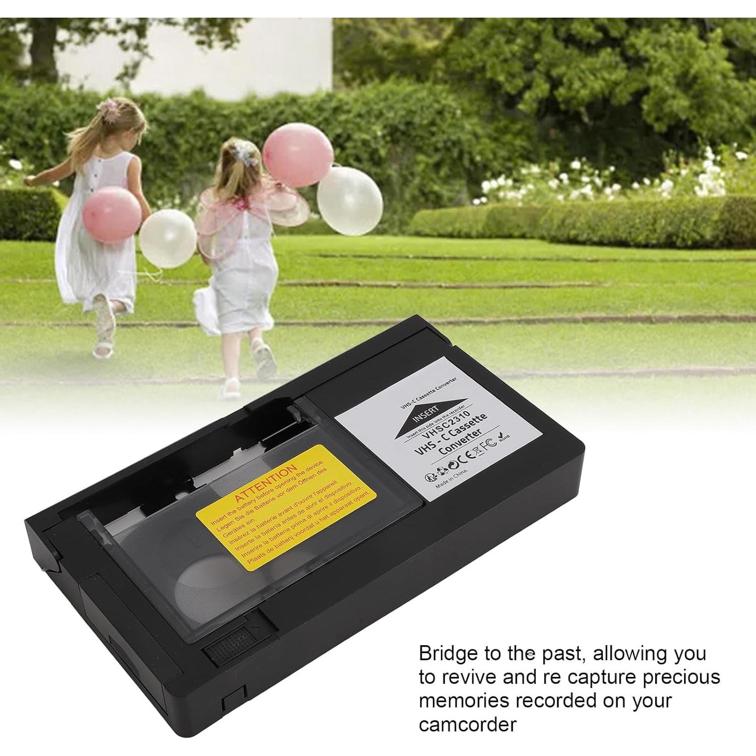 Adaptador VHS-C a VHS LICAVEY con grabación y reproducción