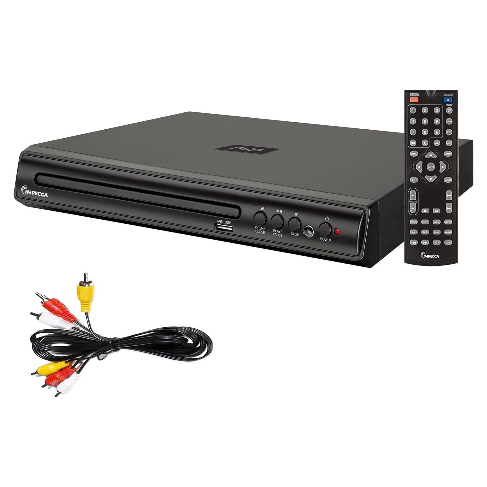 Reproductor de DVD Compacto Impecca DVHP-9109 USB Multi-Región