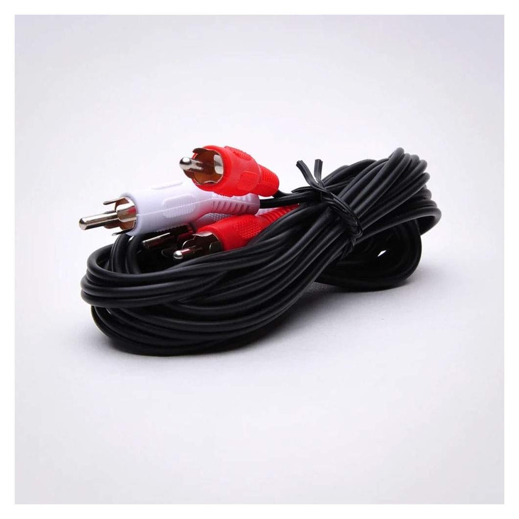 FireFold 2 RCA Audio Cable - Male to Male 12ft - for Connecting DVD Players, VHS Players, Sega Dreamcast, Nintendo 64