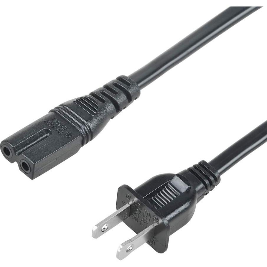 Cable de Alimentación AC 1.52m Jantoy para DVD VHS Panasonic