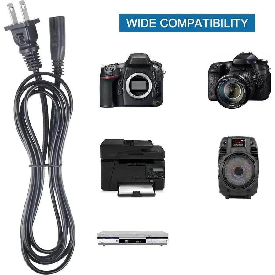 Cable de Alimentación AC 1.5m Ddkxndb para Reproductor DVD Panasonic