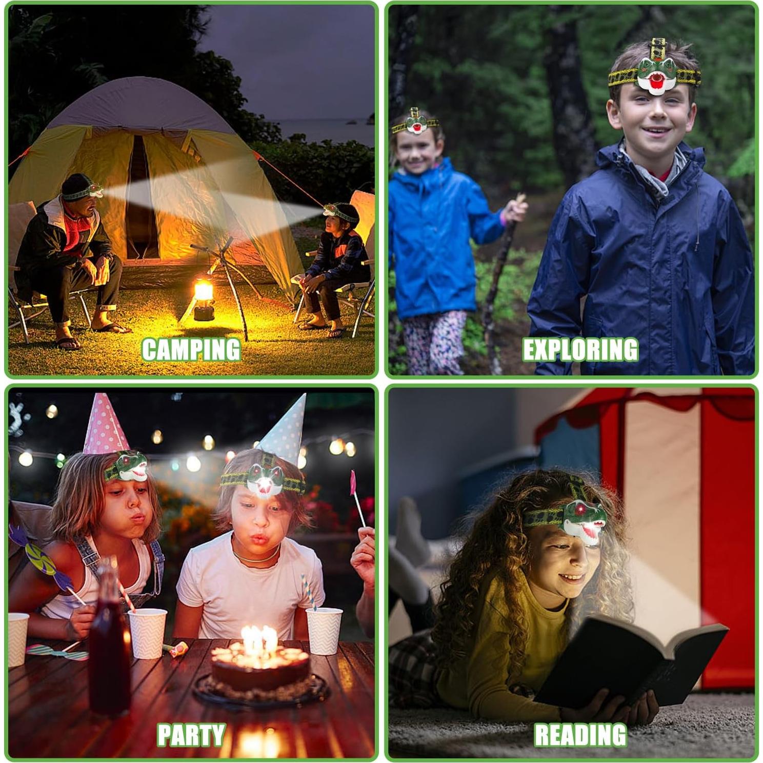 LINTERNA LED Dinosaurio T-Rex TIGTECGAME para Niños