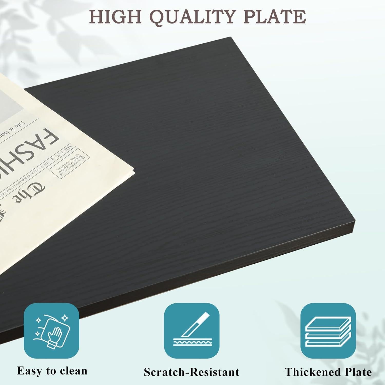 Soporte Doble Monitor TEAMIX Ajustable con 2 Cajones - Negro