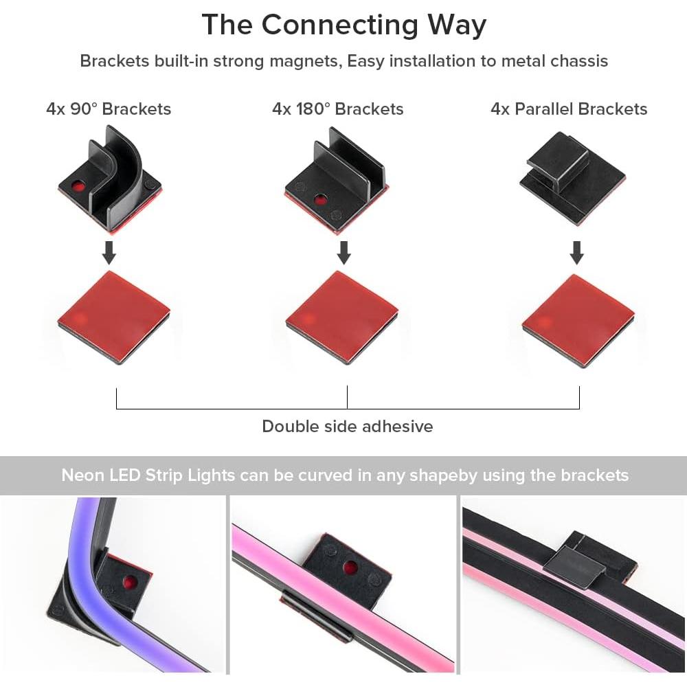 Tira LED RGB 50cm BTF-LIGHTING 12V 4PIN para PC