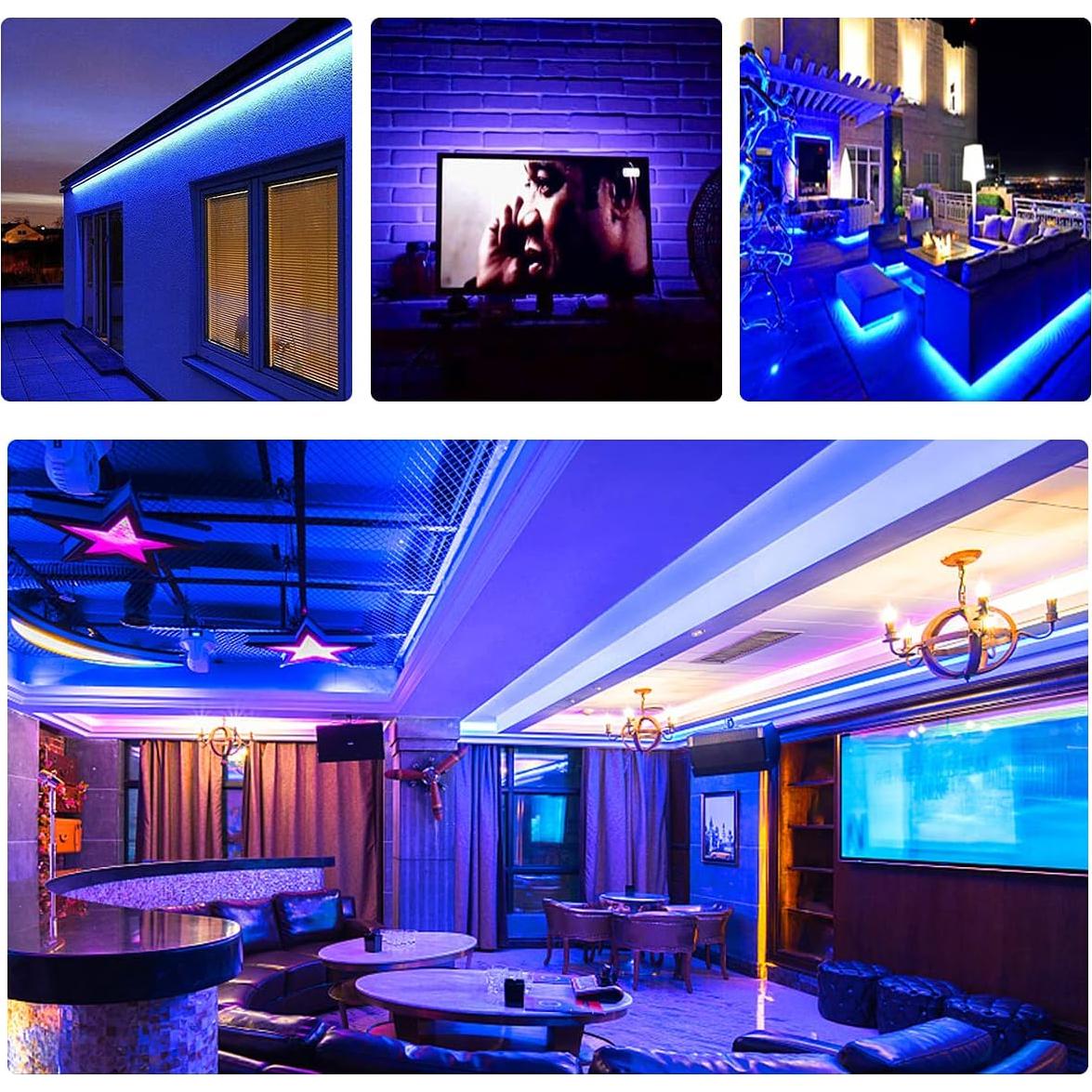 Tira LED COB 24V Azul 5m 1600 LEDs 320 LEDs/m ZFB