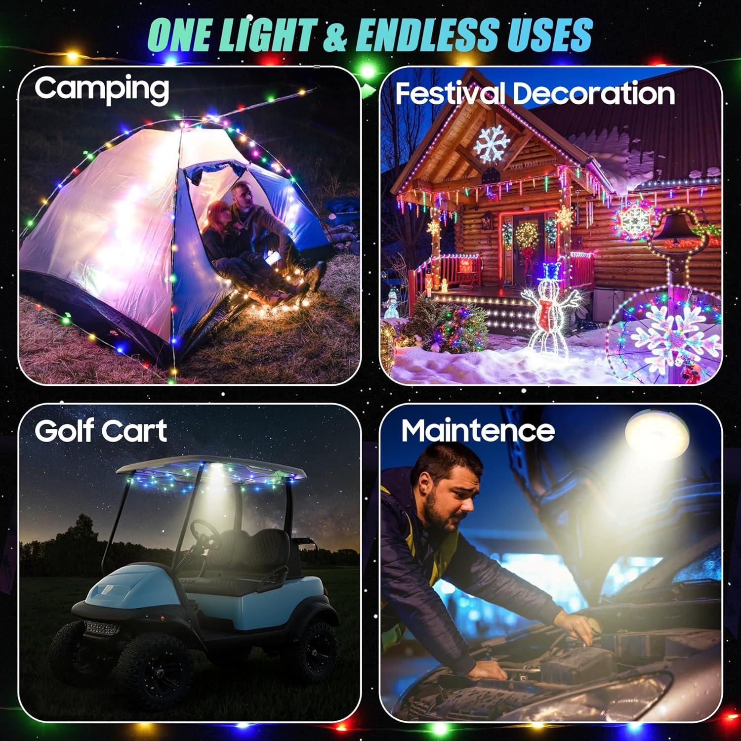 Luz de Techo Universal 10L0L para Carro de Golf con LED Neón 10M