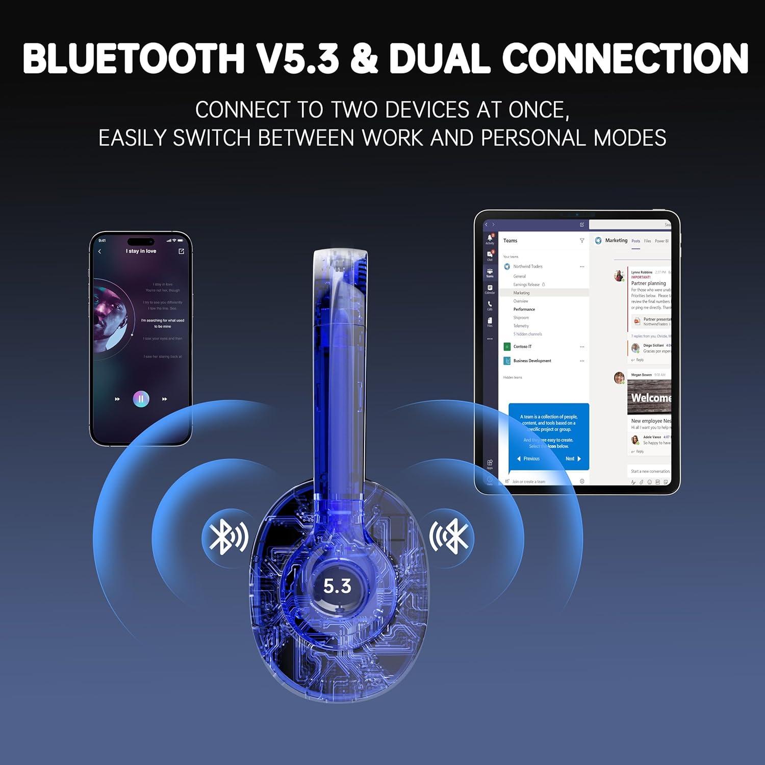 Auricular Inalámbrico Masajoy Spark 03 Bluetooth V5.3 con Micrófono