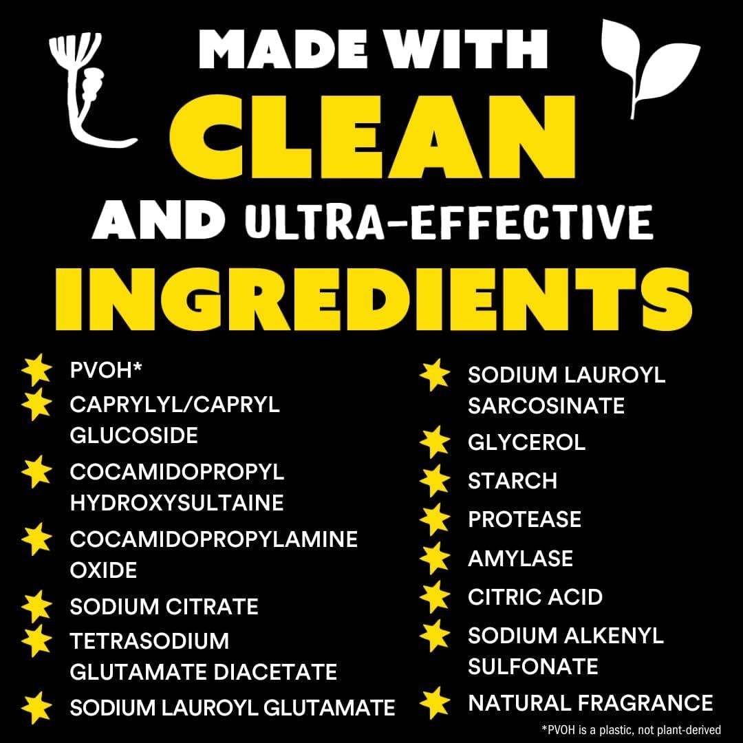 Hojas de Detergente para Ropa Molly's Suds 70 Lavados Bosque Cítrico