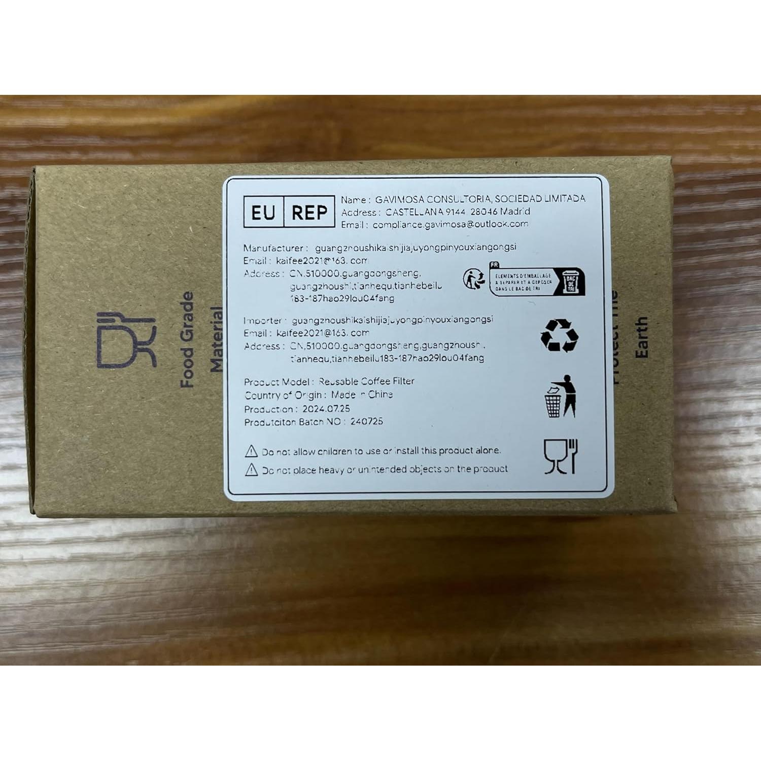 Cápsulas Reutilizables BENFUCHEN para Nespresso Vertuo Next 80/150/230ml