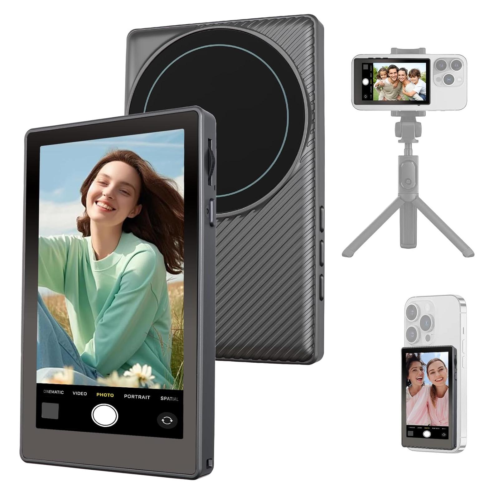 Monitor de Vlog Inalámbrico JXJXQU 1080P HD para iPhone