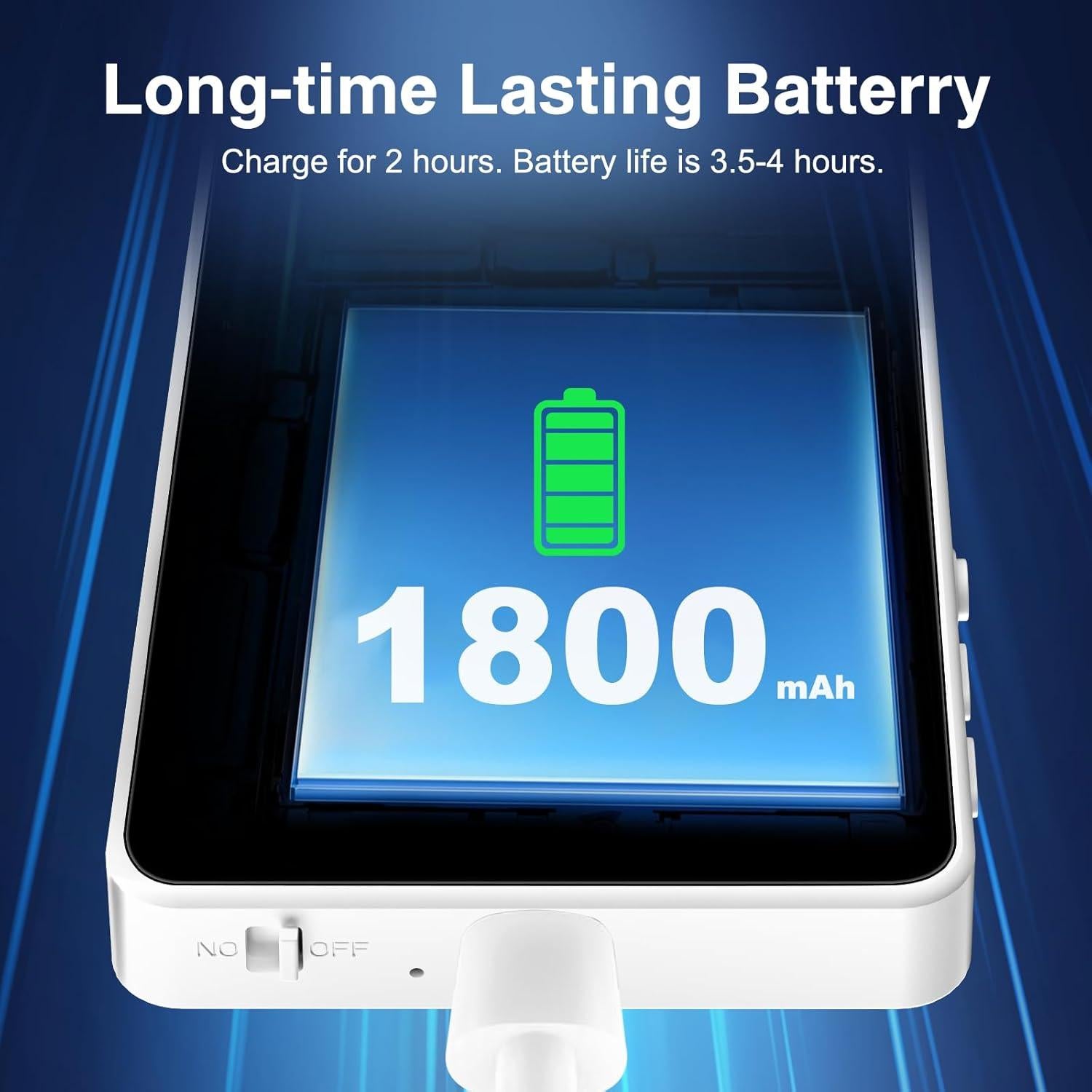 Monitor de Vlog Selfie YXYaoZhengYiGeYi 4K Inalámbrico Blanco