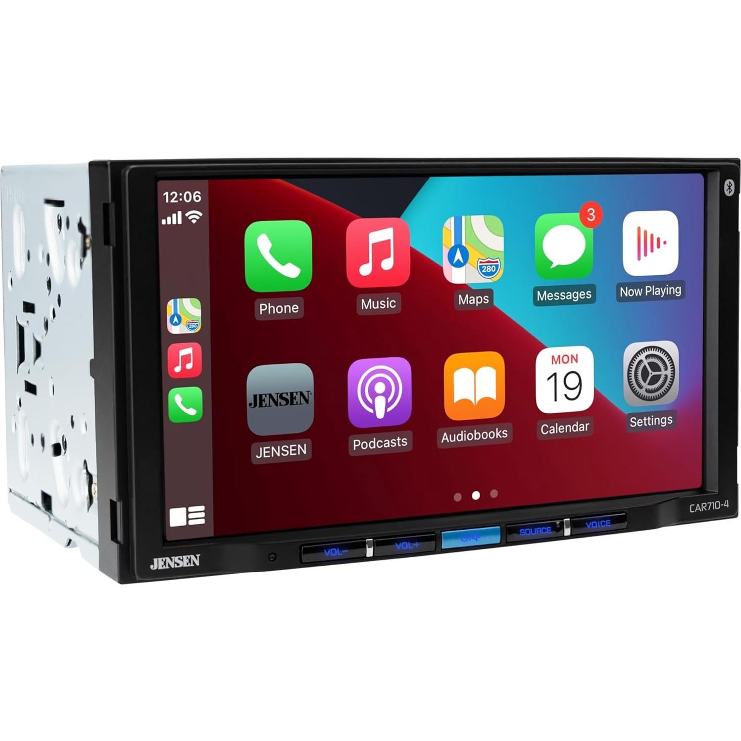 Estéreo Doble DIN Jensen CAR710-4 7" CarPlay Android Auto