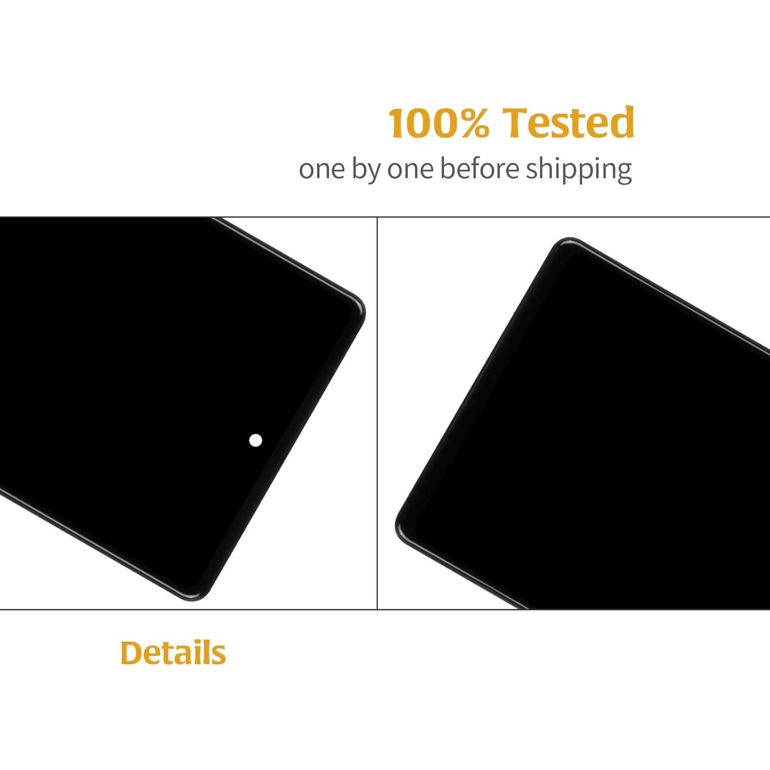 Pantalla OLED con Marco Negro para Google Pixel 6A 6.1"