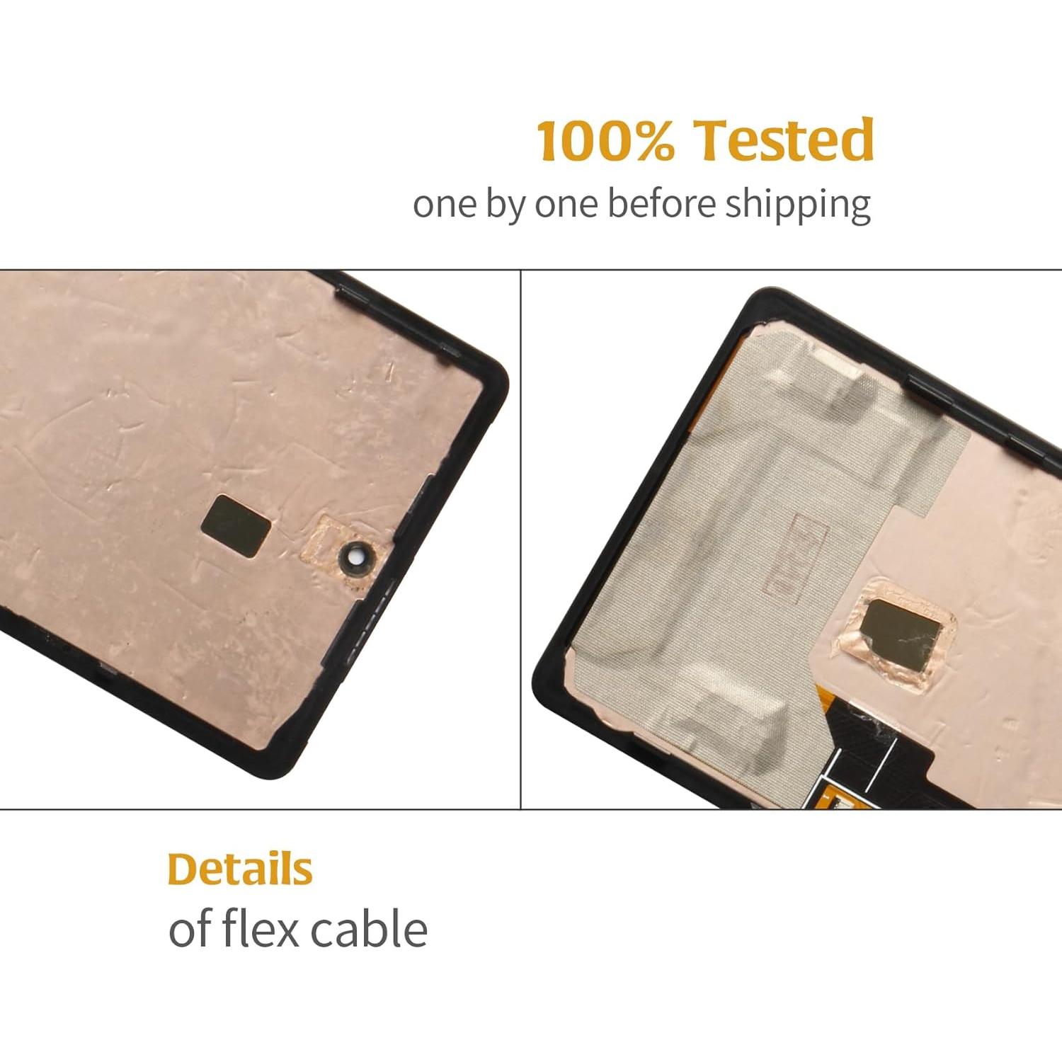 Pantalla OLED con Marco Negro para Google Pixel 6A 6.1"