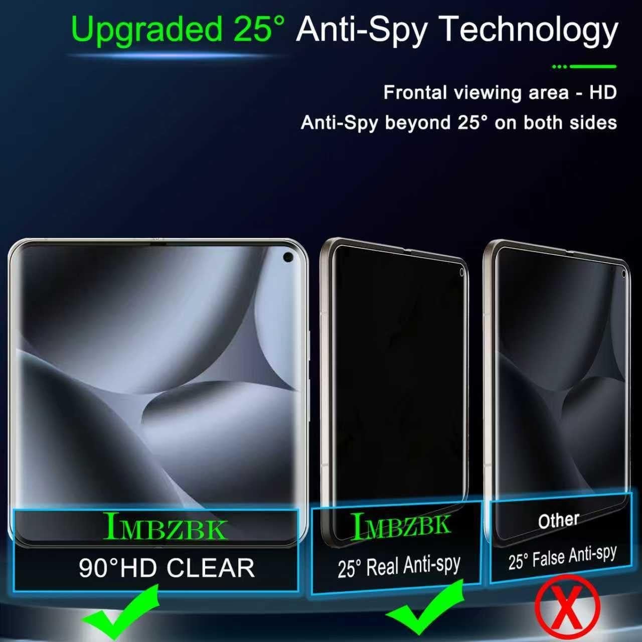 Protector de Pantalla Privado IMBZBK para Google Pixel 10 Pro Fold