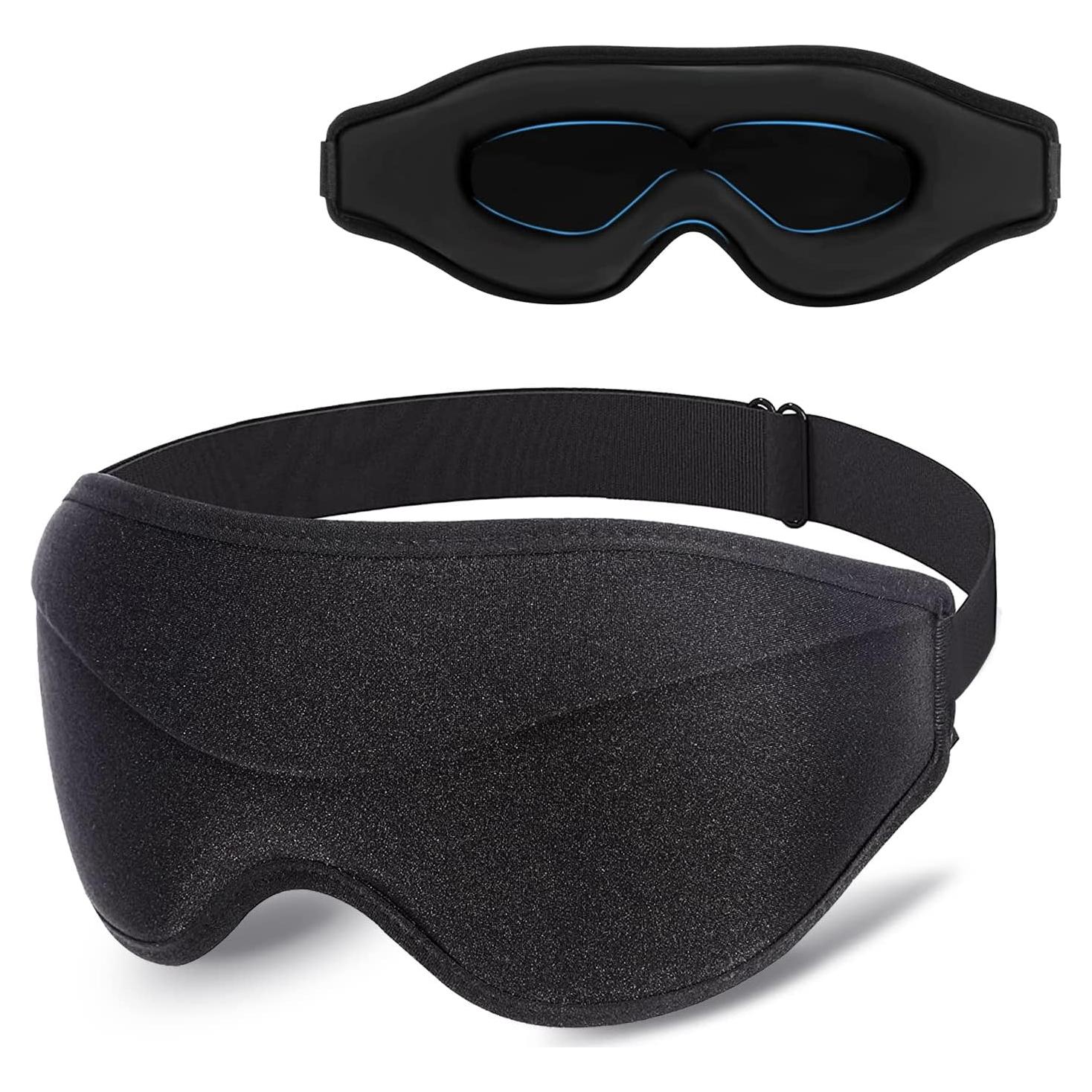 Máscara para dormir blackout AUPHIL 3D ajustable sin presión