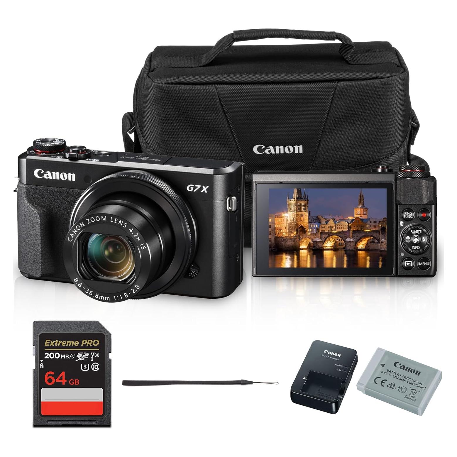 Cámara Digital Canon PowerShot G7 X Mark II 20.1MP Wi-Fi